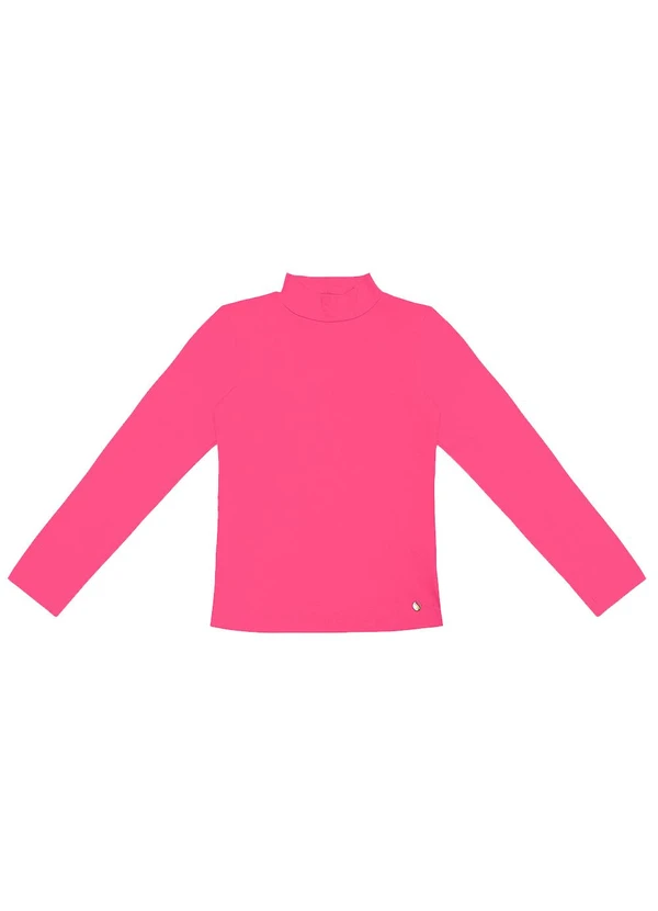 Rovitex - Blusa Feminina Gola Alta Rosa