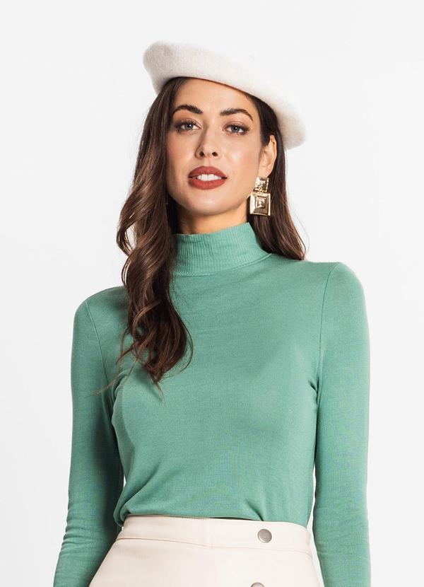 Endless - Blusa Feminina Gola Alta Verde