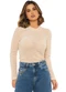 Rafree - Blusa Feminina Hermione Roxo - variação: Nude