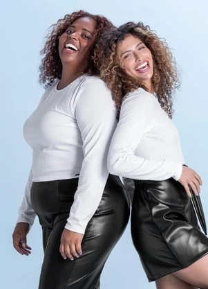 Marialícia - Blusa Feminina Life Colors Branco - MARIALÍCIA