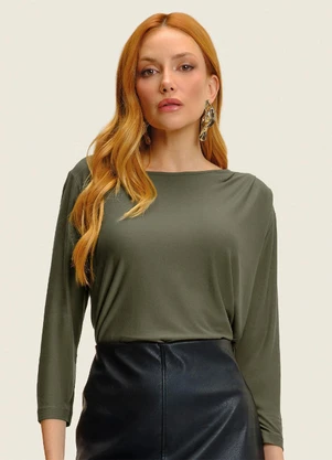 Endless - Blusa Feminina Manga 3/4 Verde - ENDLESS