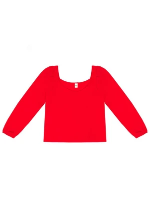 Rovitex - Blusa Feminina Manga 7/8 Vermelho - ROVITEX
