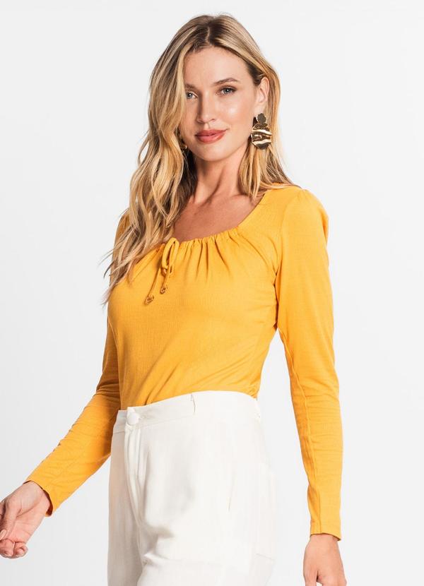 Endless - Blusa Feminina Manga Longa Amarelo