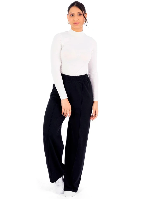 Cobertura - Blusa Feminina Manga Longa Ana Ruga Bege 2