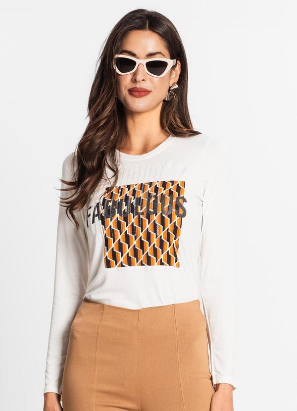 Endless - Blusa Feminina Manga Longa Bege