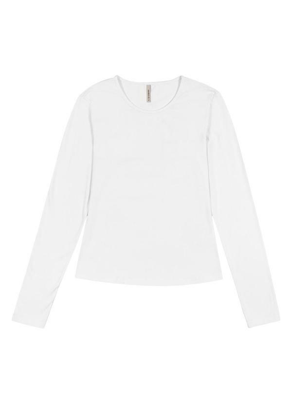 Habana - Blusa Feminina Manga Longa Branco