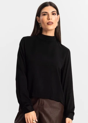 Endless - Blusa Feminina Manga Longa Preto - ENDLESS