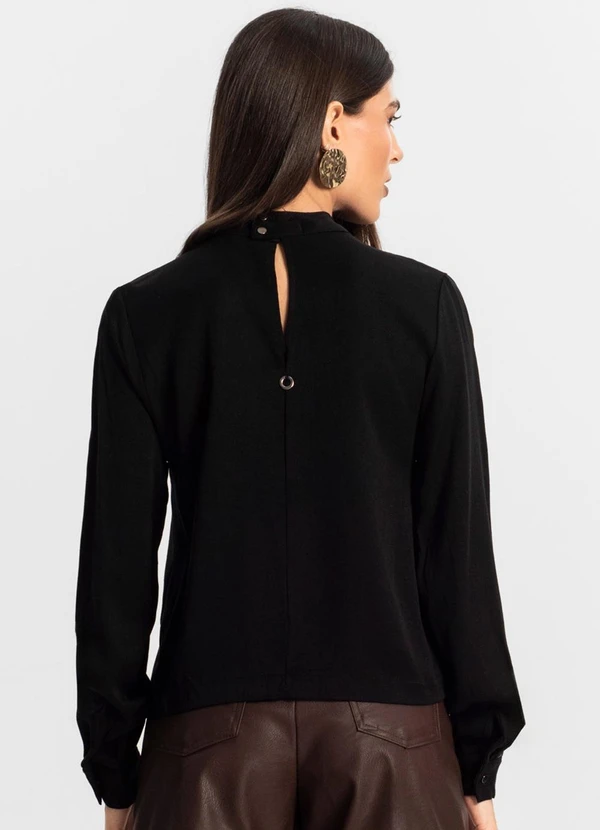 Endless - Blusa Feminina Manga Longa Preto 2