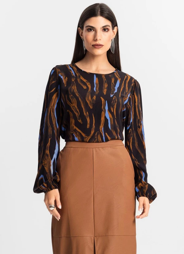 Endless - Blusa Feminina Manga Longa Preto 4