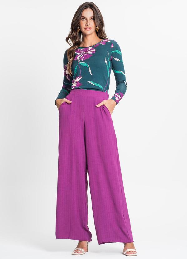 Rovitex - Blusa Feminina Manga Longa Estampada Verde 3