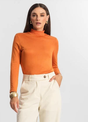 Endless - Blusa Feminina Manga Longa Laranja - ENDLESS