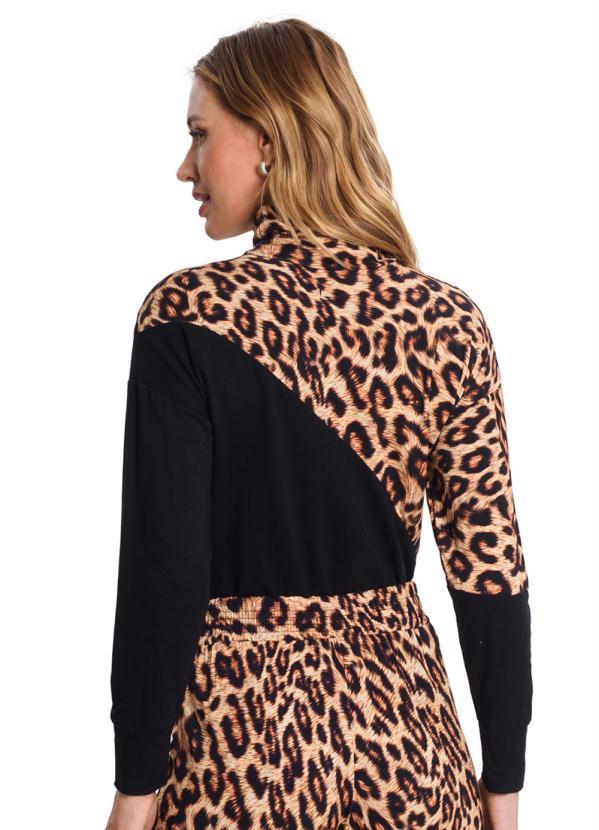 Endless - Blusa Feminina Manga Longa Marrom 2