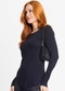 Rovitex - Blusa Feminina Manga Longa Preto - variação: Preto