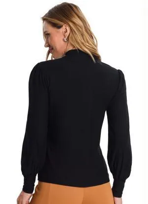 Endless - Blusa Feminina Manga Longa Preto - ENDLESS