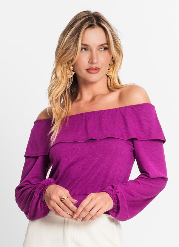 Endless - Blusa Feminina Manga Longa Roxo