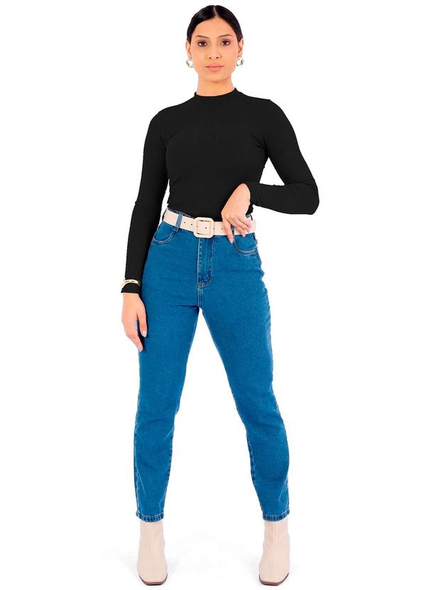 Cobertura - Blusa Feminina Manga Longa Térmica Preto 2