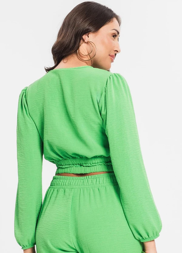 Endless - Blusa Feminina Manga Longa Verde 2