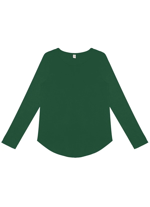 Rovitex - Blusa Feminina Manga Longa Verde 4