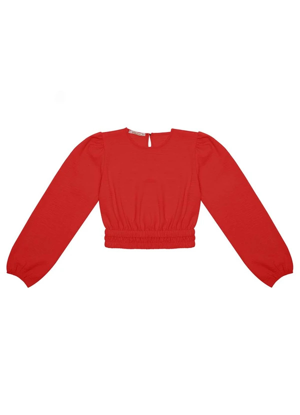 Endless - Blusa Feminina Manga Longa Vermelho