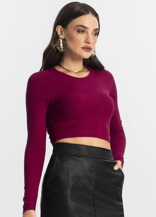 Endless - Blusa Feminina Manga Longa Vermelho