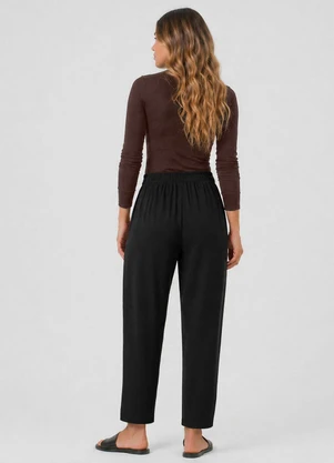 Dianna - Blusa Feminina Manga Longa Visco Premiere Marrom - DIANNA