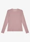 Endless - Blusa Feminina Manga Longa Viscose Preto - variação: Rosa