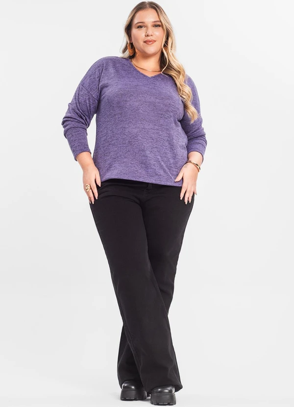 Rovitex - Blusa Feminina Plus Infinita Cor Roxo 3