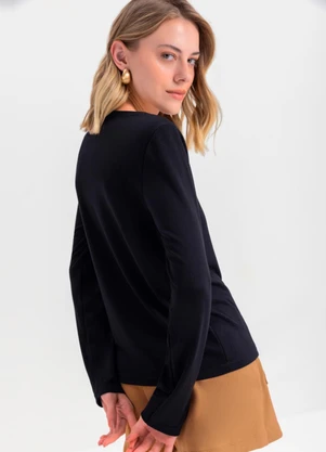 Essendi - Blusa Feminina  Preto - ESSENDI
