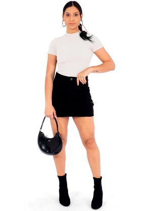Cobertura - Blusa Feminina Ribana Termal Feminino Bege - COBERTURA