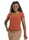 Cobertura - Blusa Feminina Terracota - variação: Terracota