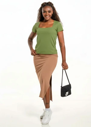 Cobertura - Blusa Feminina Verde - COBERTURA