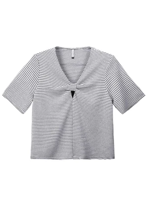 Marialícia - Blusa Feminino Adulto Azul - MARIALÍCIA