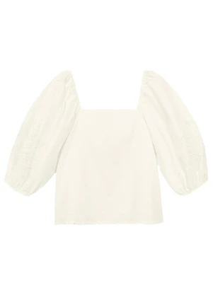 Marialícia - Blusa Feminino Adulto Bege - MARIALÍCIA