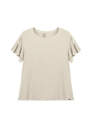 Marialícia - Blusa Feminino Adulto Cinza - MARIALÍCIA