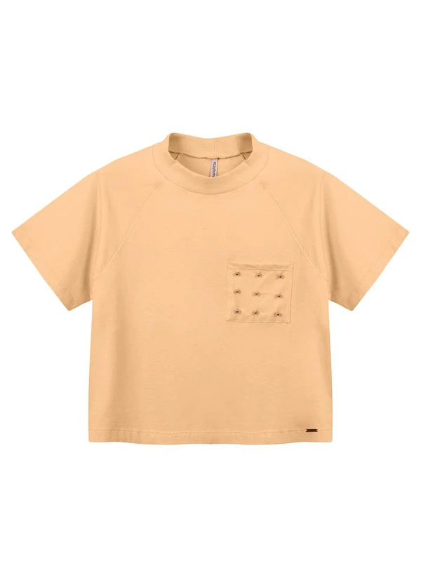 Marialícia - Blusa Feminino Adulto Laranja