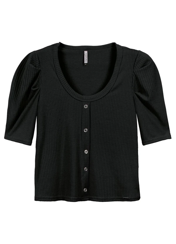 Marialícia - Blusa Feminino Adulto Preto 3