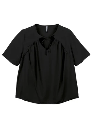 Marialícia - Blusa Feminino Adulto Preto - MARIALÍCIA