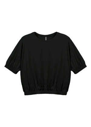 Marialícia - Blusa Feminino Adulto Preto - MARIALÍCIA
