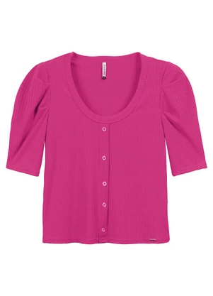 Marialícia - Blusa Feminino Adulto Rosa - MARIALÍCIA