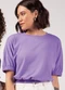 Marialícia - Blusa Feminino Adulto Roxo - variação: Roxo