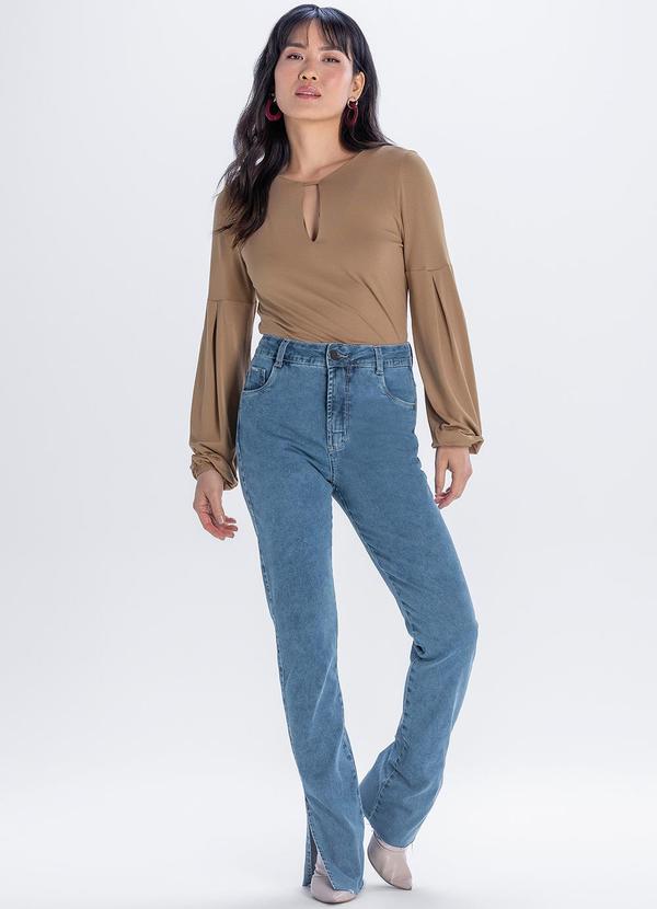 Marialícia - Blusa Feminino Marrom 2