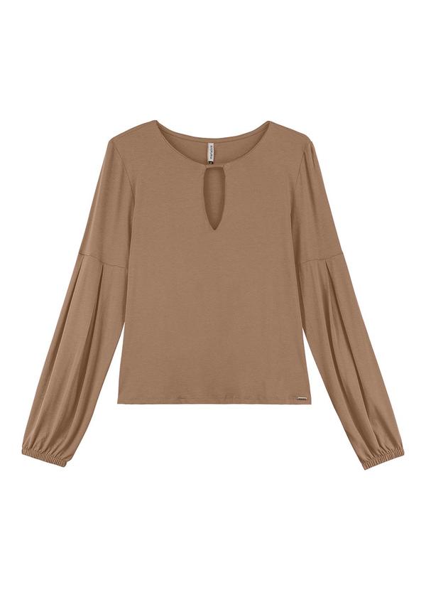 Marialícia - Blusa Feminino Marrom 3