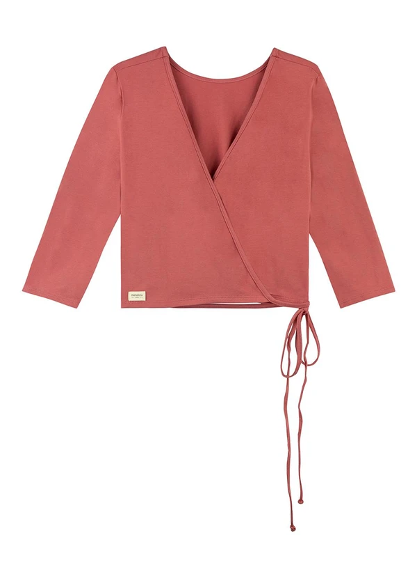 Marialícia - Blusa Feminino Rosa