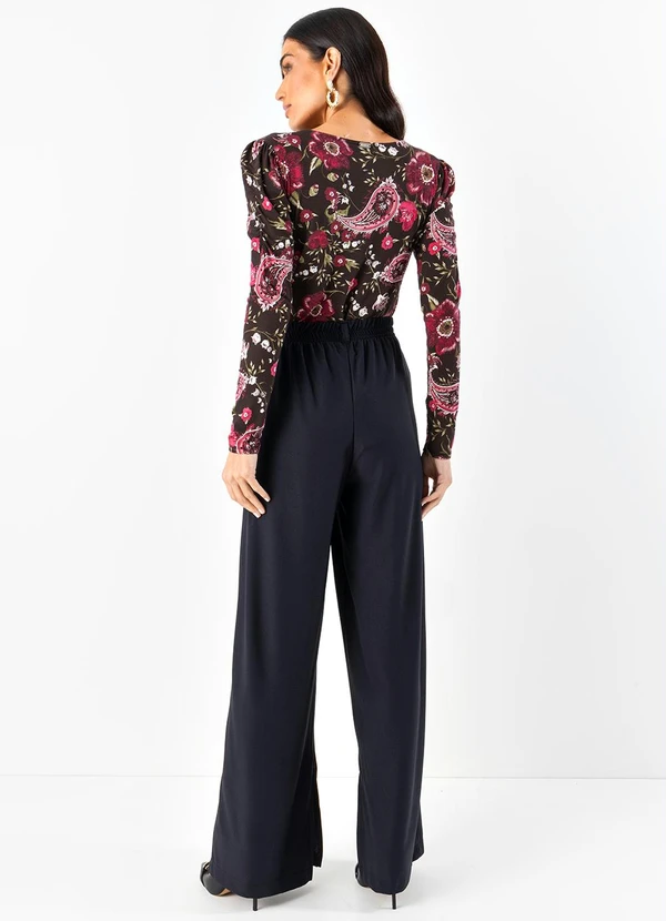 Quintess - Blusa Floral Folk em Malha de Viscose 4