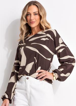 Blusa (Folhagem Orgnica) em Malha de Viscose