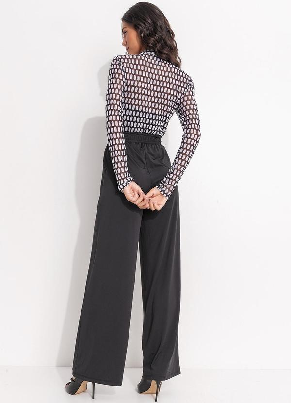Quintess - Blusa Geométrico em Tule 4