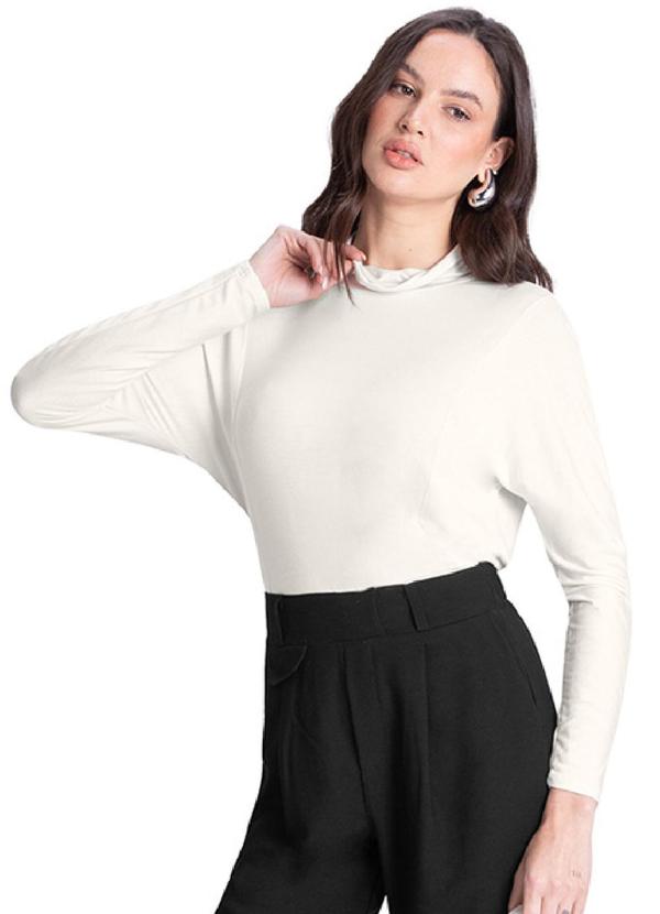 Rezzato - Blusa Gola Alta Boba Feminino Branco