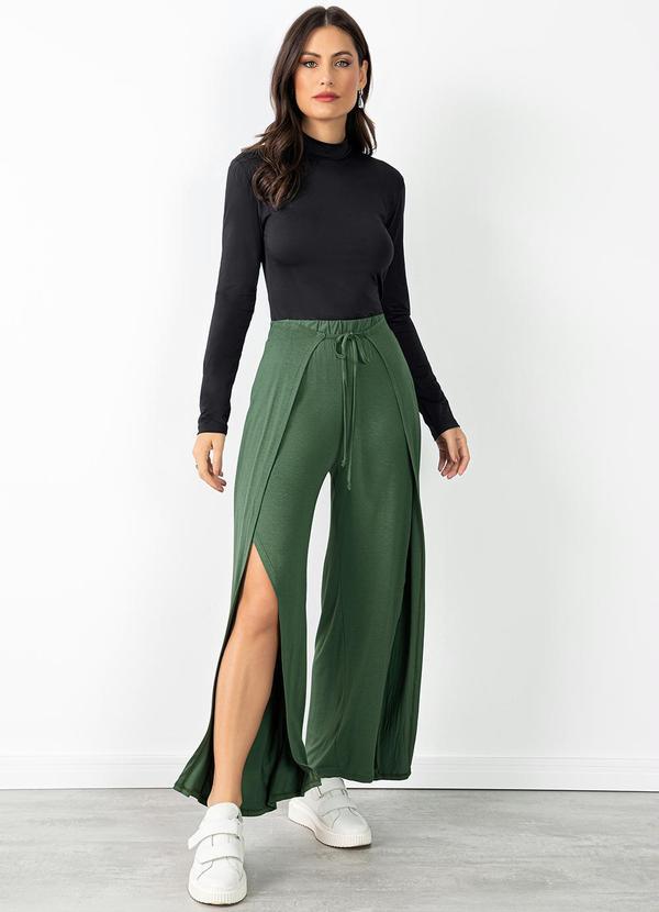 Quintess - Blusa Gola Alta Mangas Longas Preta 5