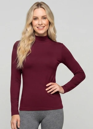 Yends Fashion - Blusa Gola Alta Suplex Térm Segunda Pele Preto - YENDS FASHION