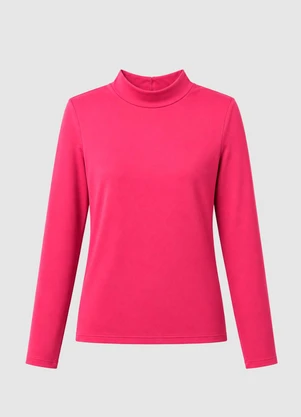 Yends Fashion - Blusa Gola Alta Suplex Térmico Segunda Pele Rosa - YENDS FASHION